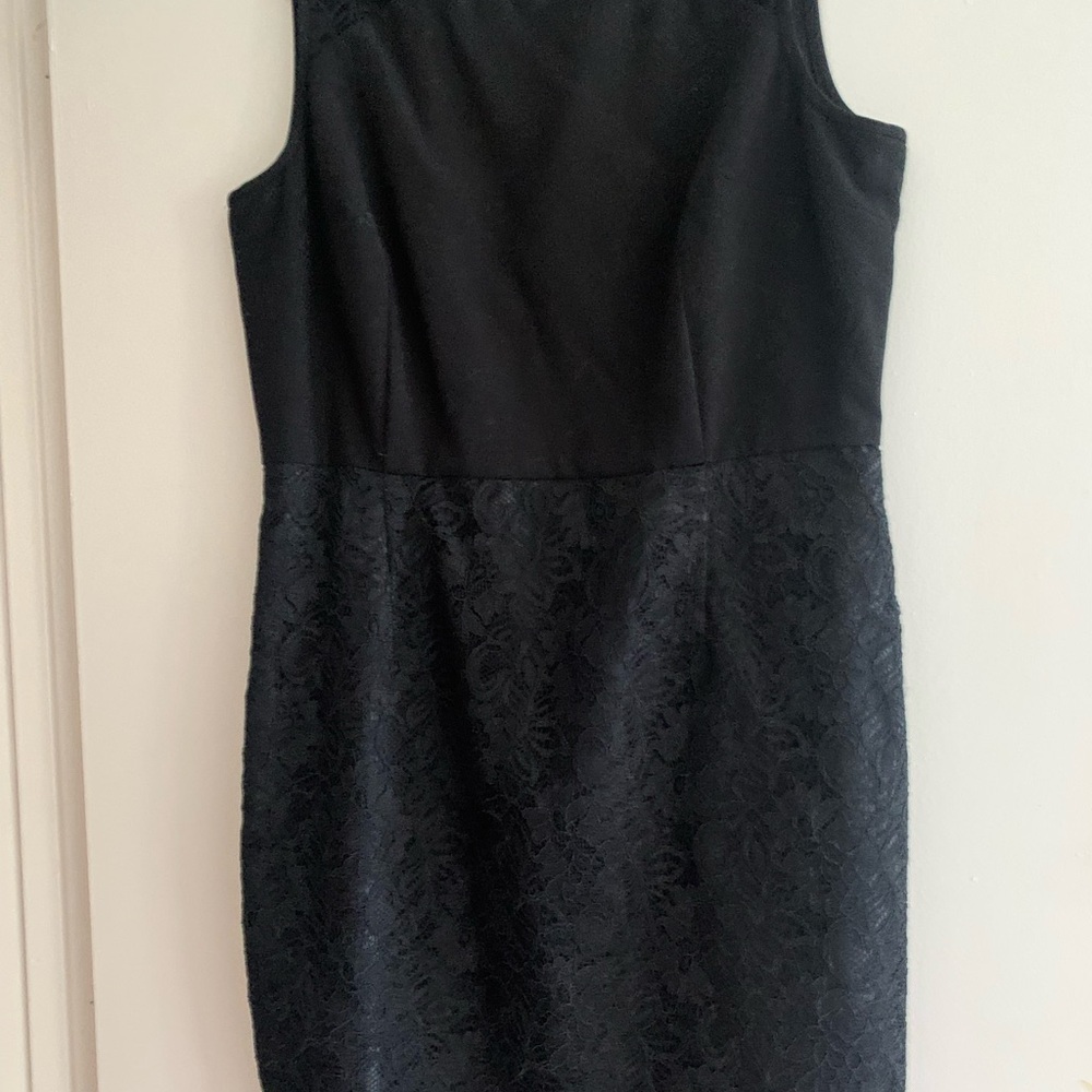 Calvin Klein Black Floral Mini Dress